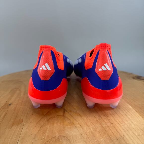 Adidas Predator Elite LL FG Mens Size 8.5 Soccer Cleats Laceless Lucid Blue NEW - Picture 4 of 8